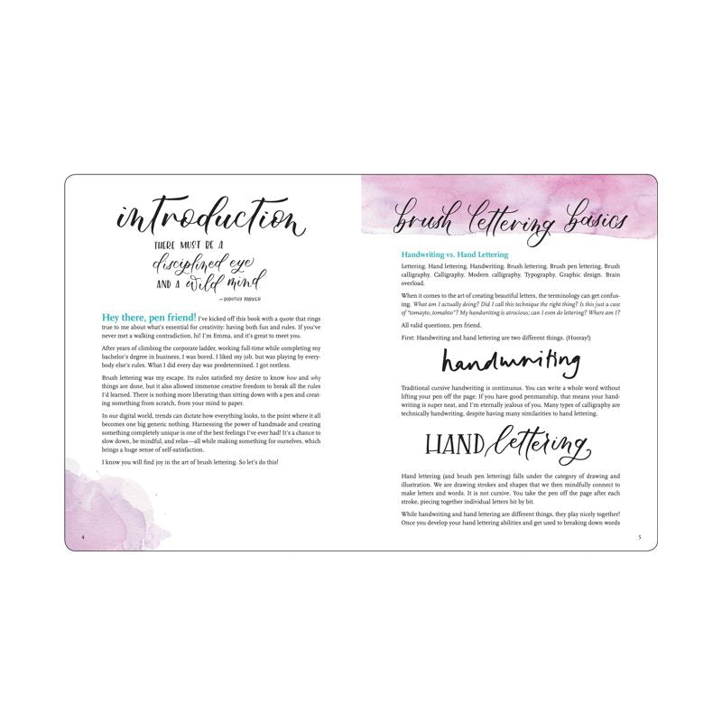 Brush Lettering from A to Z by Emma Witte