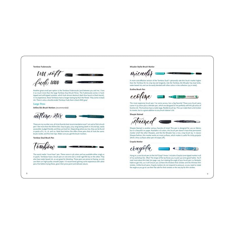 Brush Lettering from A to Z by Emma Witte