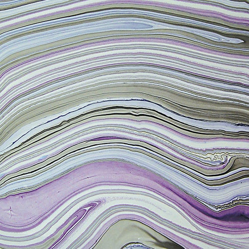 Thai Marbled Paper - Smokey Tanzanite