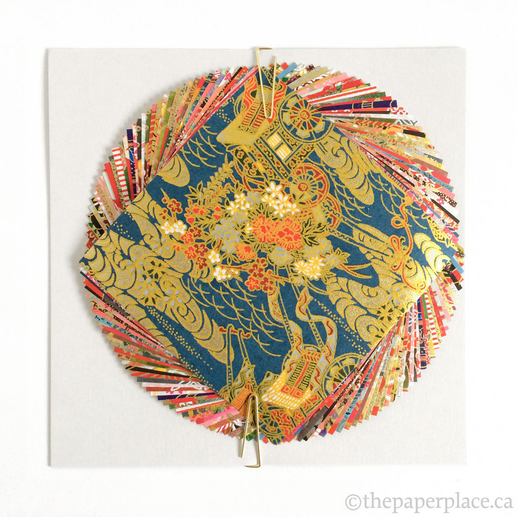 10cm Yuzen Patterned Origami - 40 Sheets