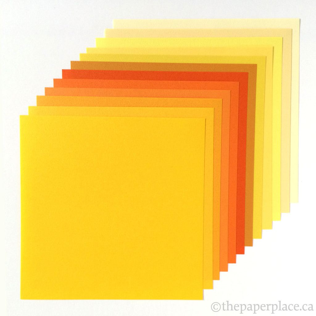 15cm Tant Yellows Origami - 48 Sheets