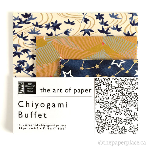 Chiyogami Buffet Origami - 30 Sheets