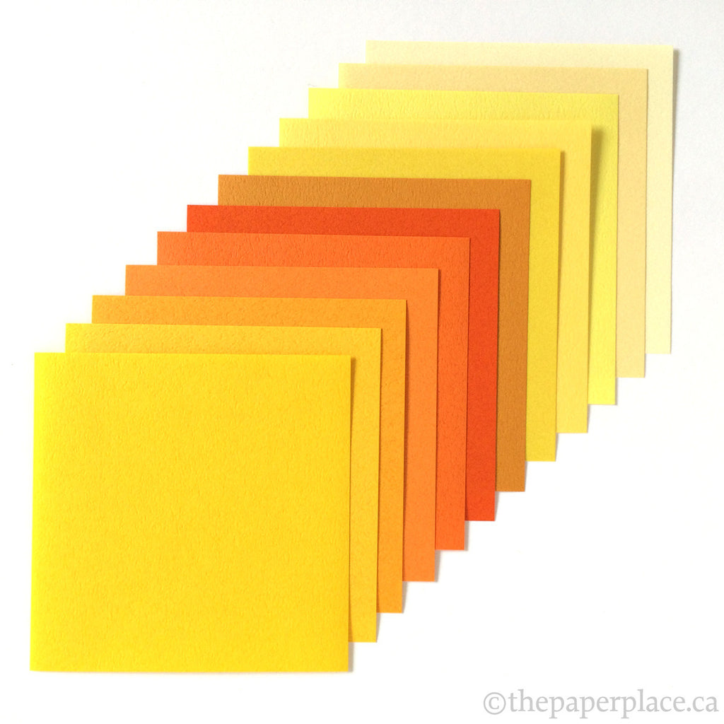 7.5cm Tant Yellows Small Origami - 96 Sheets
