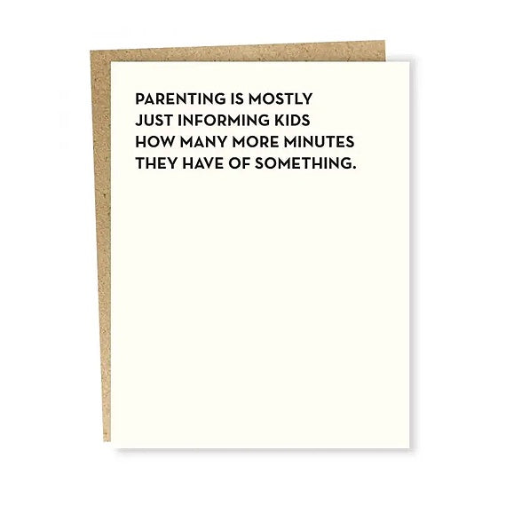 Moment of Truth Minutes Single Card