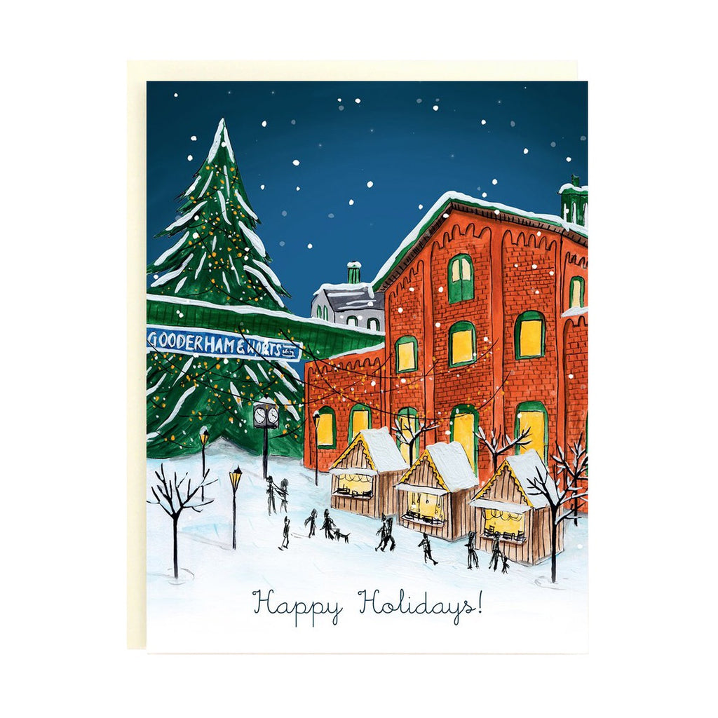 Toronto Holiday Distillery Single Card
