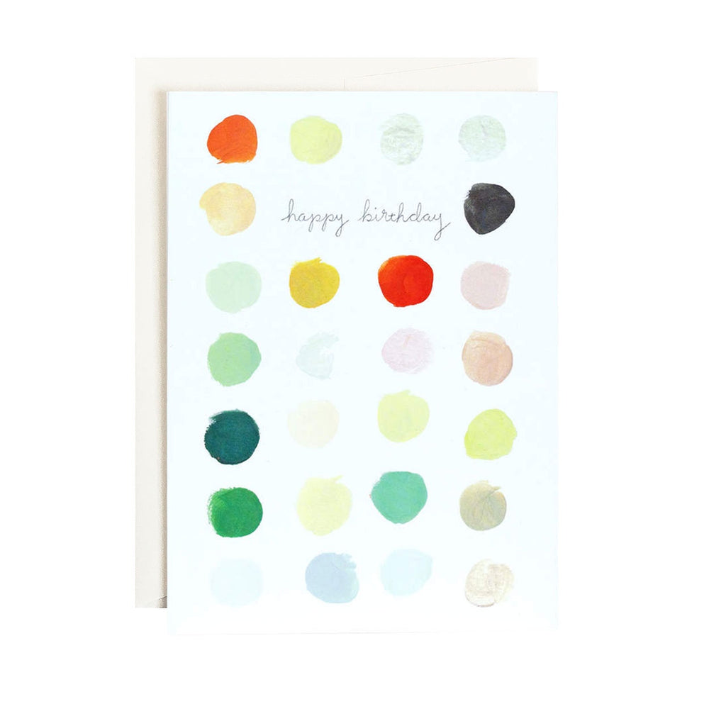 Happy Birthday Palette Single Card