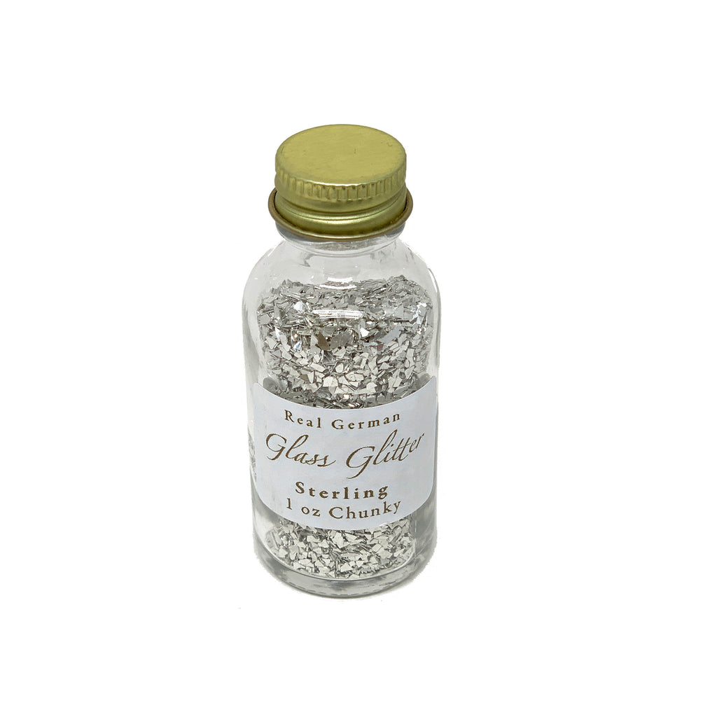 Sterling Chunky German Glass Glitter - 1oz