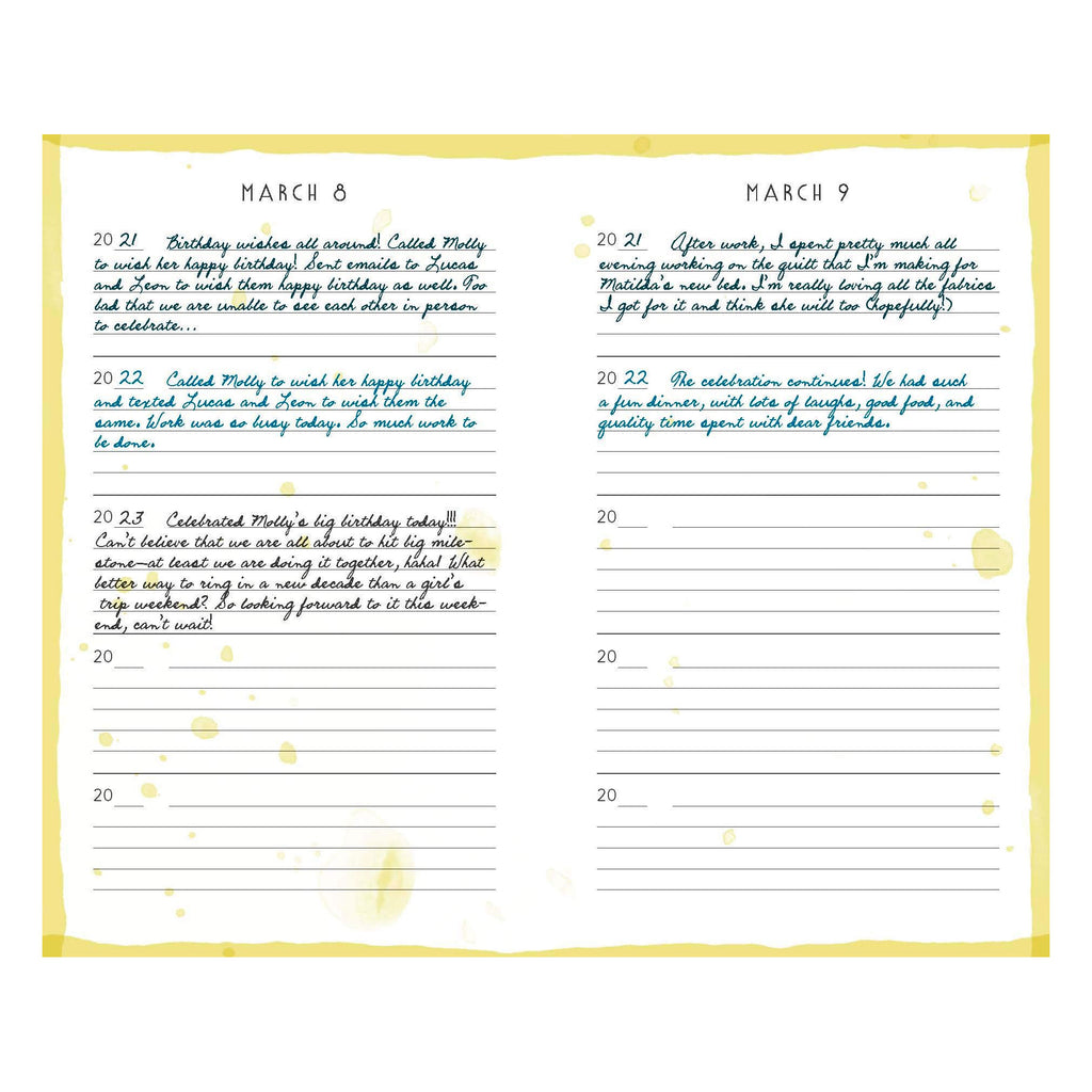 Rainbow One Line A Day Journal