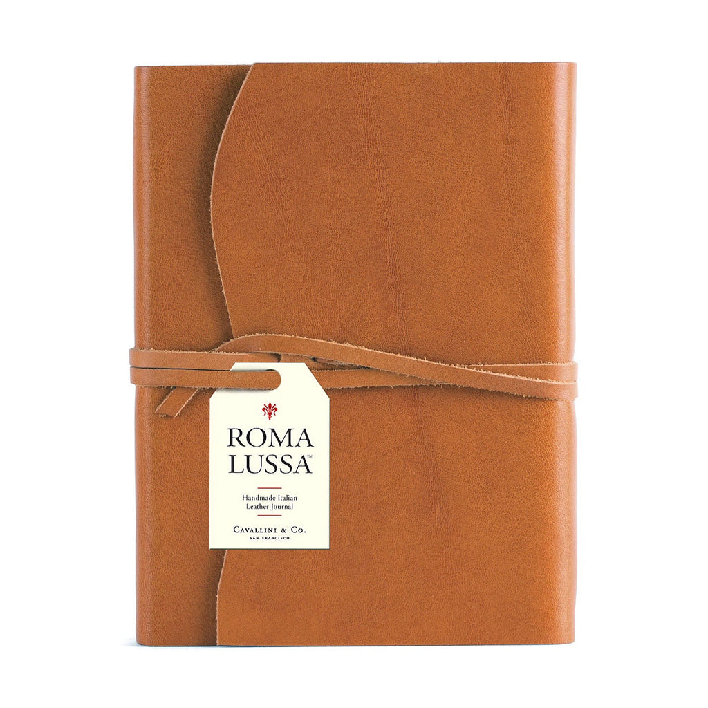 Saddle Tan Roma Lussa Journal