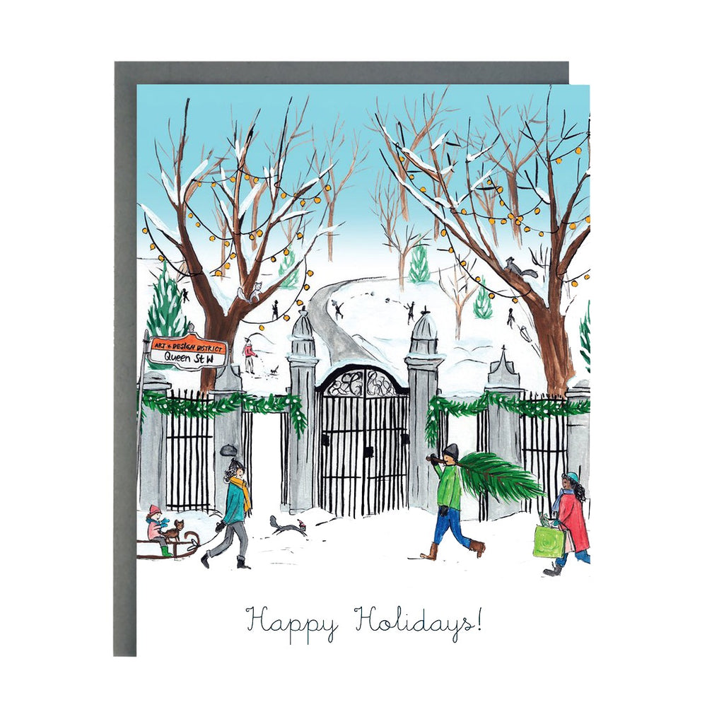 Toronto Holiday Trinity Bellwoods Single Card