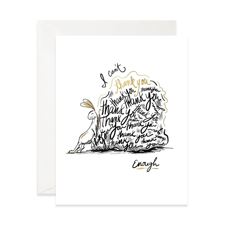 Can't Thank You Enough Single Card