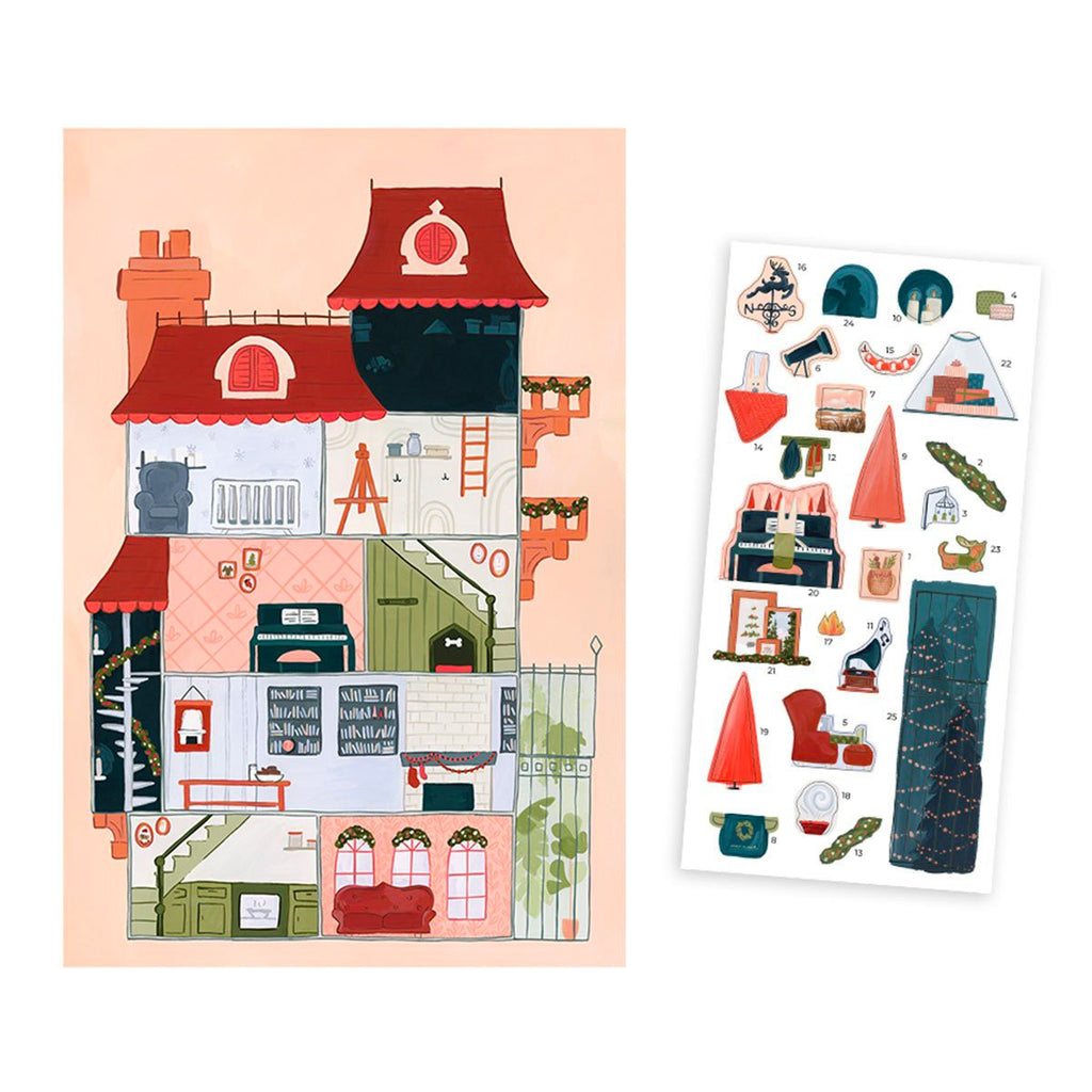 Christmas Countdown Townhouse Advent Calendar