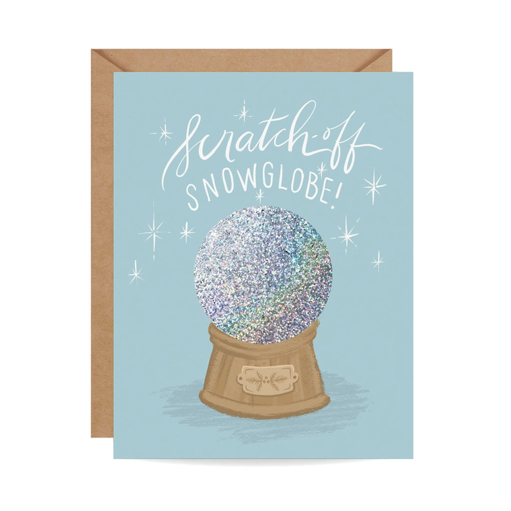 Alpine Snow Globe Scratch Off Single Card