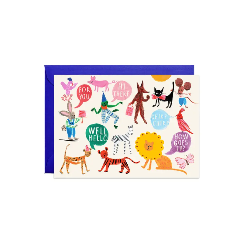 Animals at Recess Boxed Cards