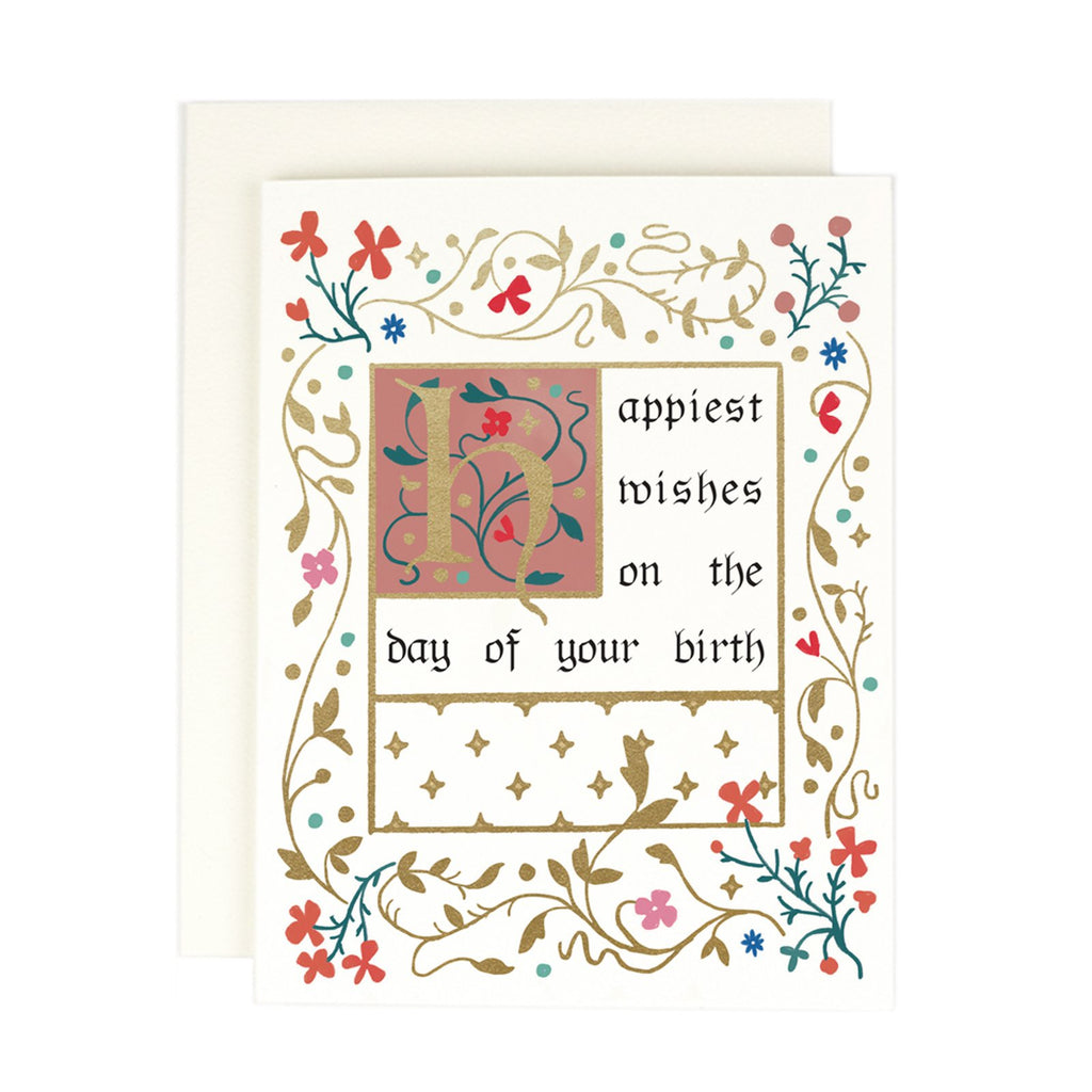 Illuminated Birthday Single Card