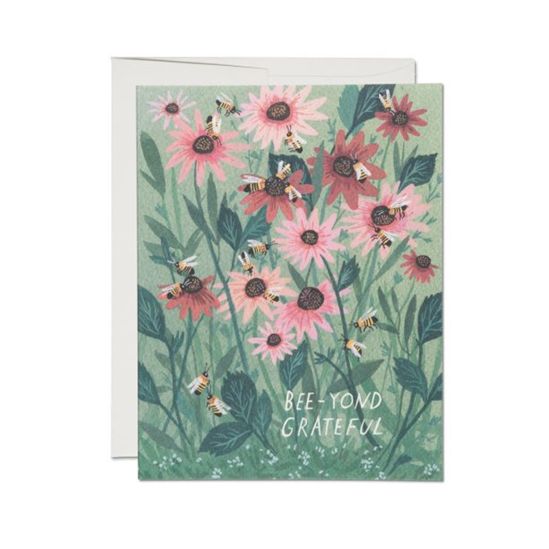 Bee-yond Grateful Single Card