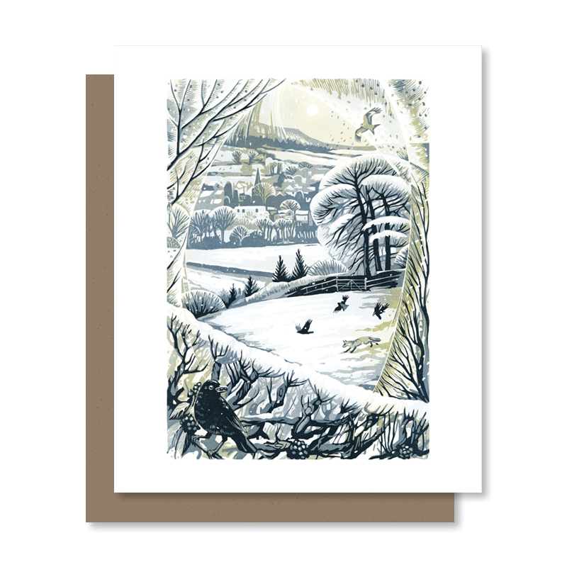 Between Snow Showers Single Card