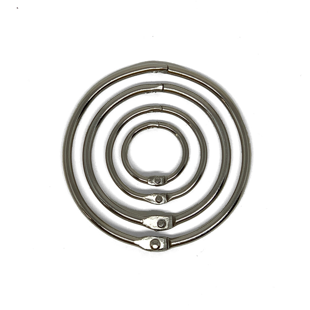 Nickel Plated Stainless Steel Book Rings