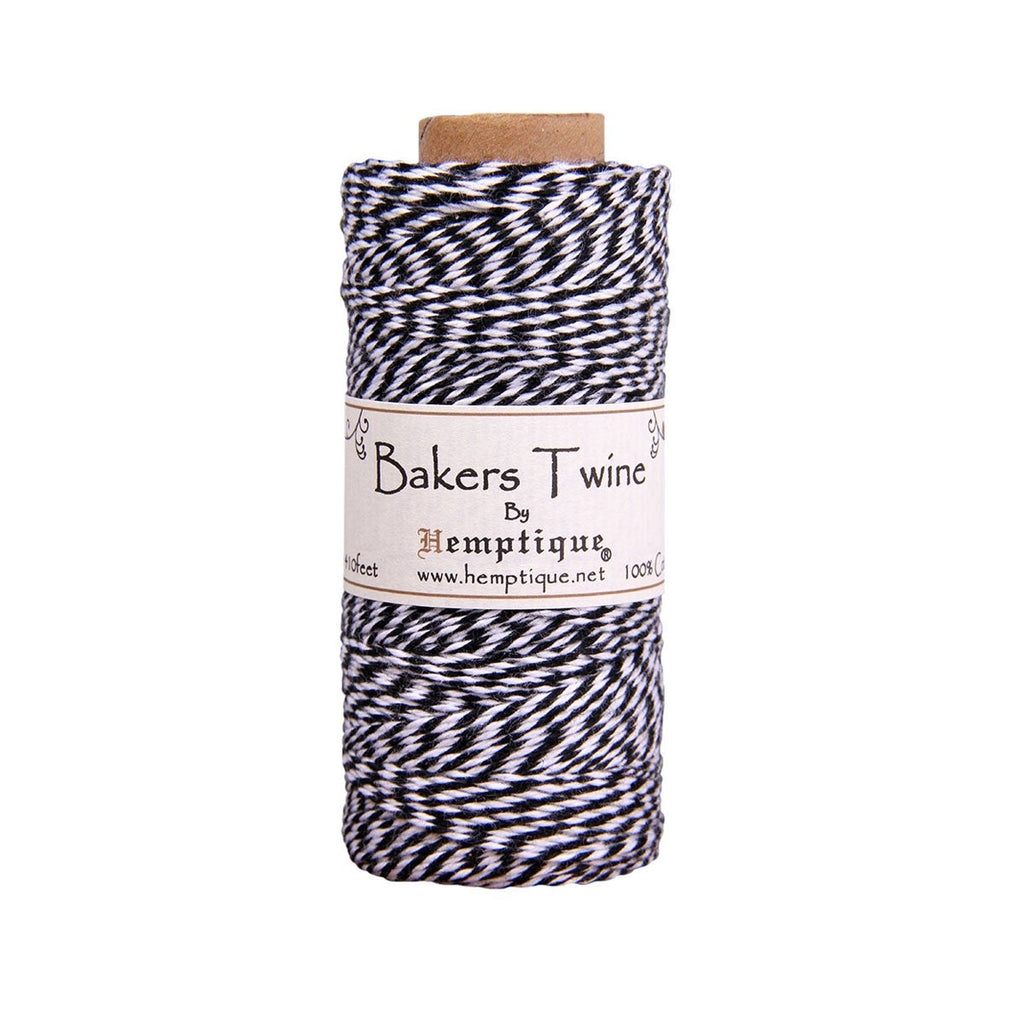 Cotton Bakers Twine - Black/White