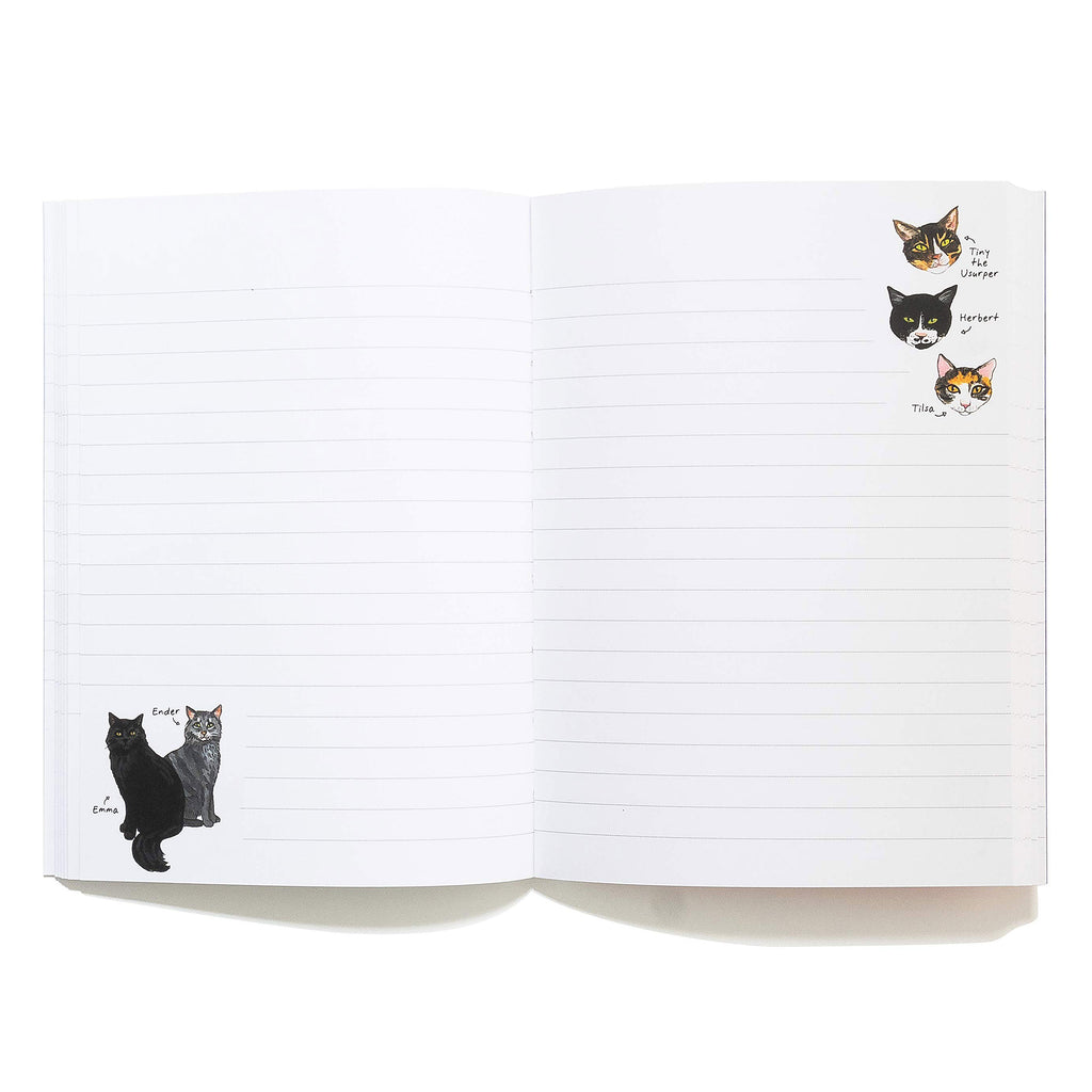 Bibliophile Journal: Bookstore Cats