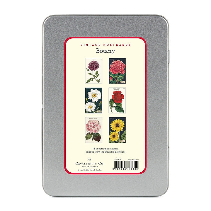 Botany Postcards, set/18