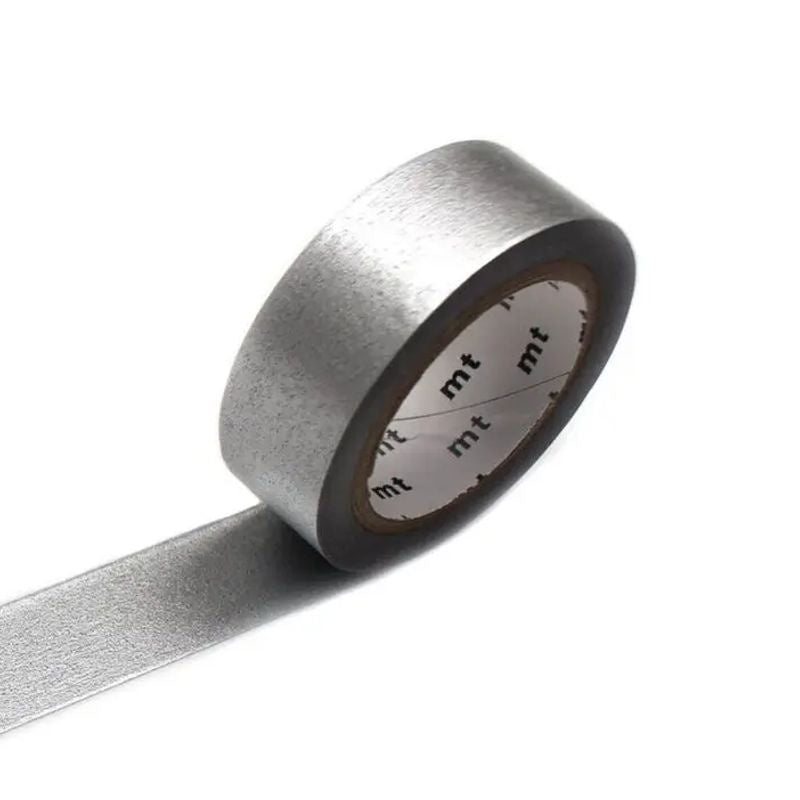 Bright Silver Washi Tape - 15mm