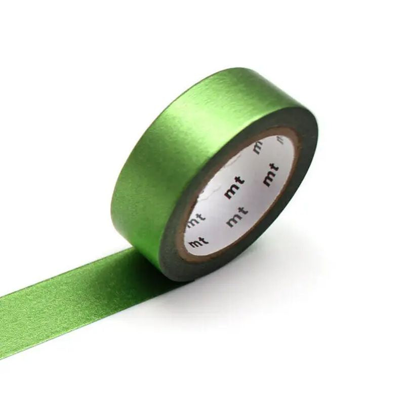 Bright Yellow Green Washi Tape - 15mm
