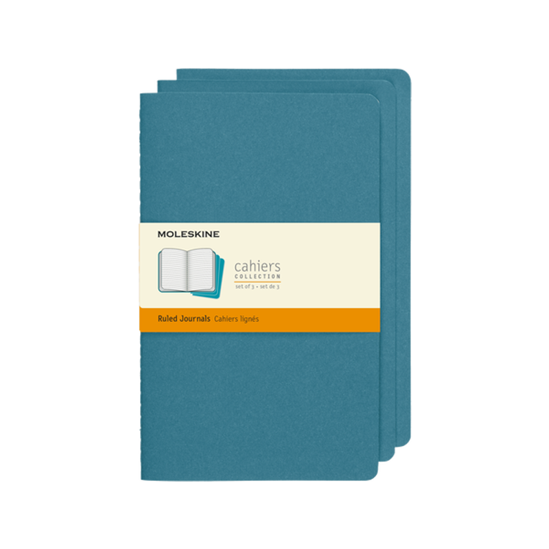 Cahiers Large Ruled Brisk Blue