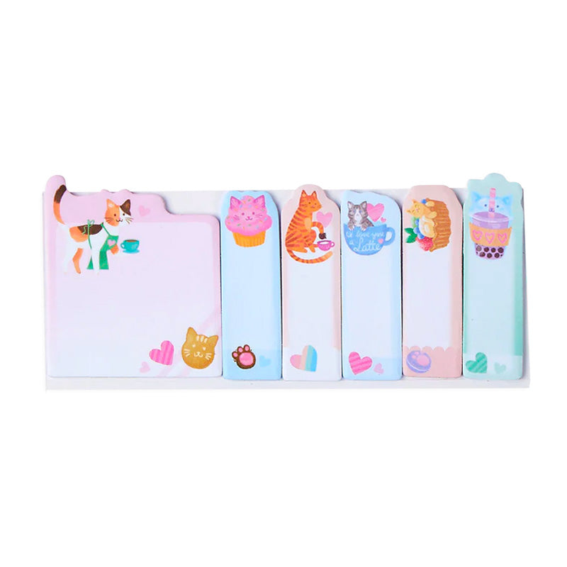 Cat Cafe Note Pals Sticky Tabs