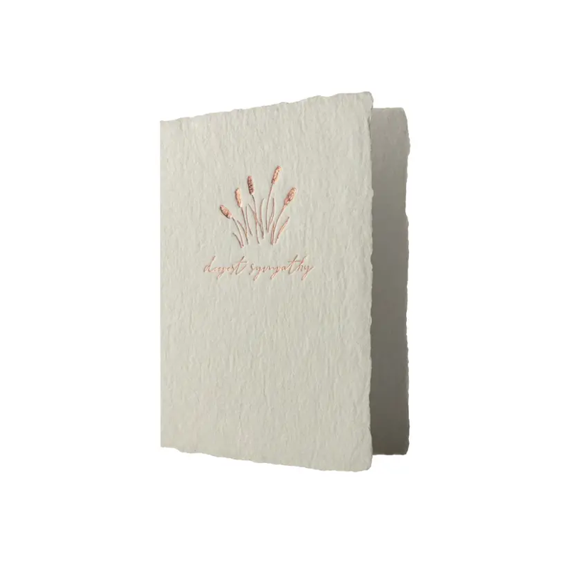 Cattails Sympathy Single Card