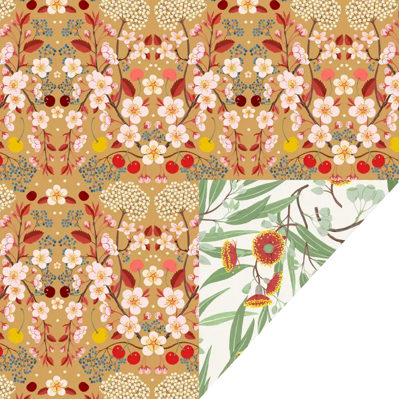 Cherry Eucalyptus Double Sided Wrap