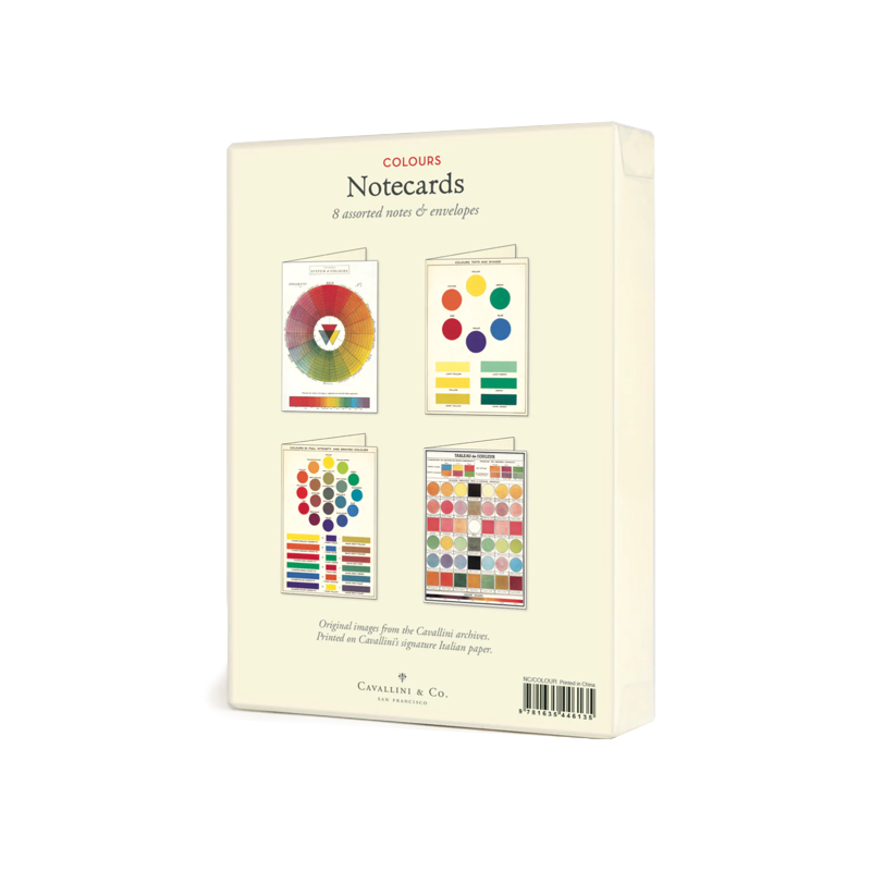 Colour Wheel Assorted Set of 8 Notecards