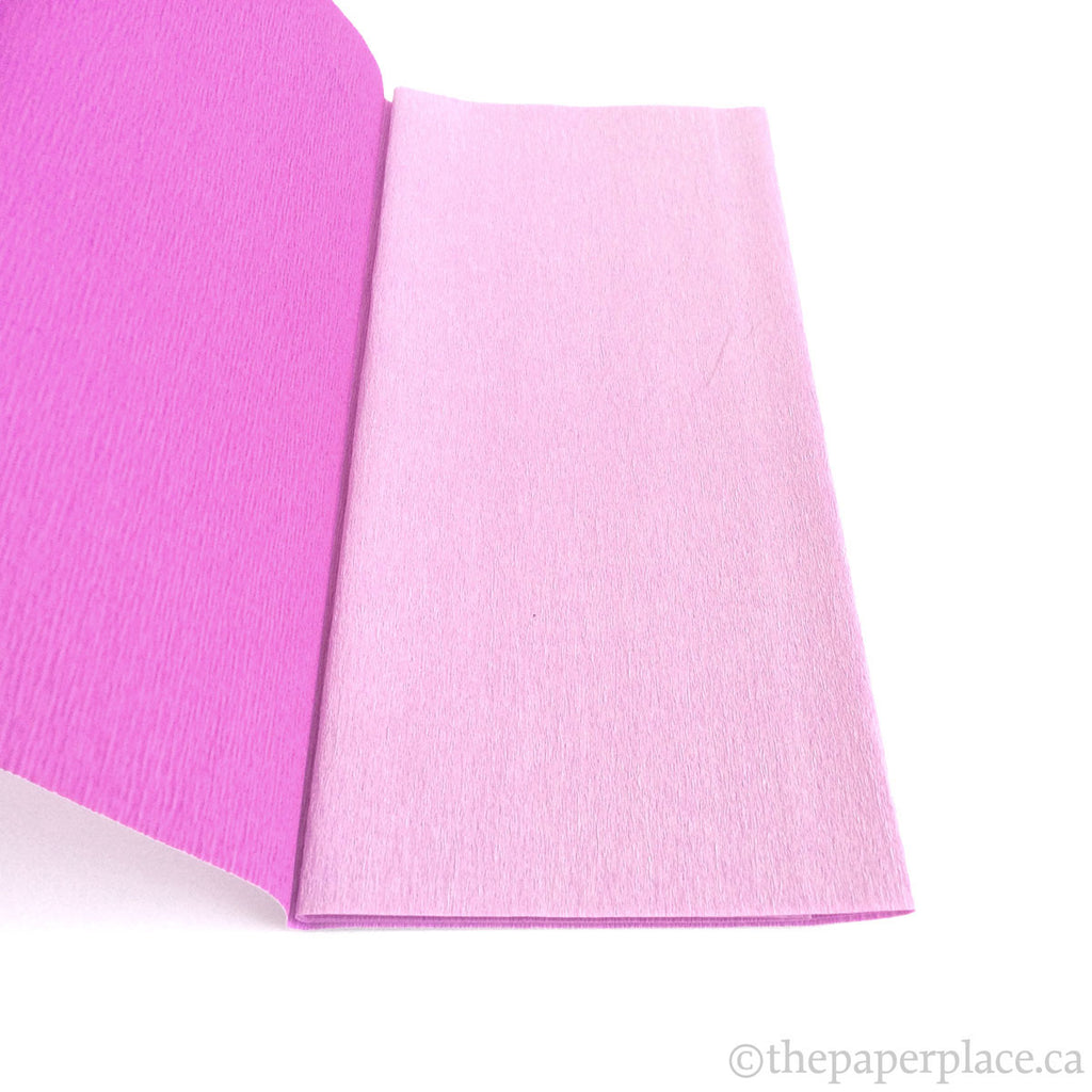 90g Double-Sided Crepe - Lilac/Lavender