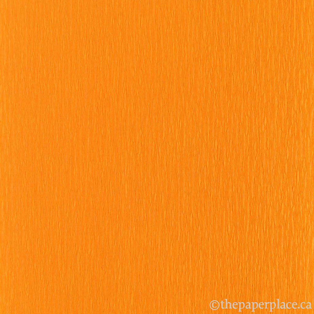 90g Double-Sided Crepe - Orange/Flame