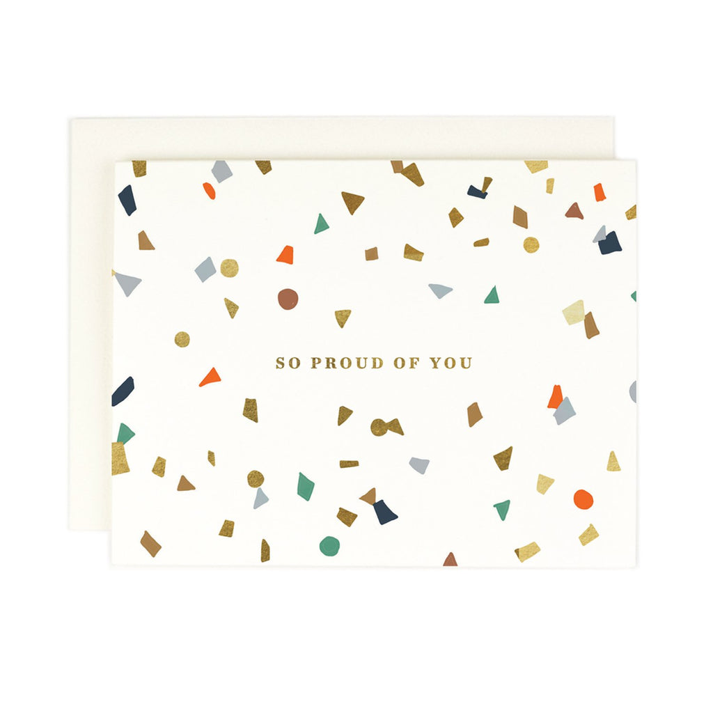 So Proud Of You Confetti Single Card
