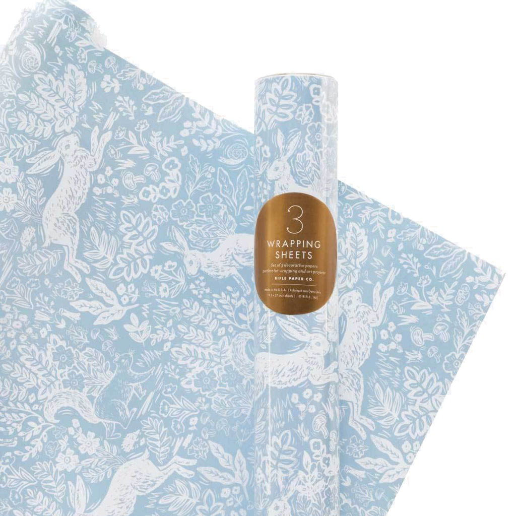 Rifle Paper Co. Fable Wrapping Sheets, Roll Of 3