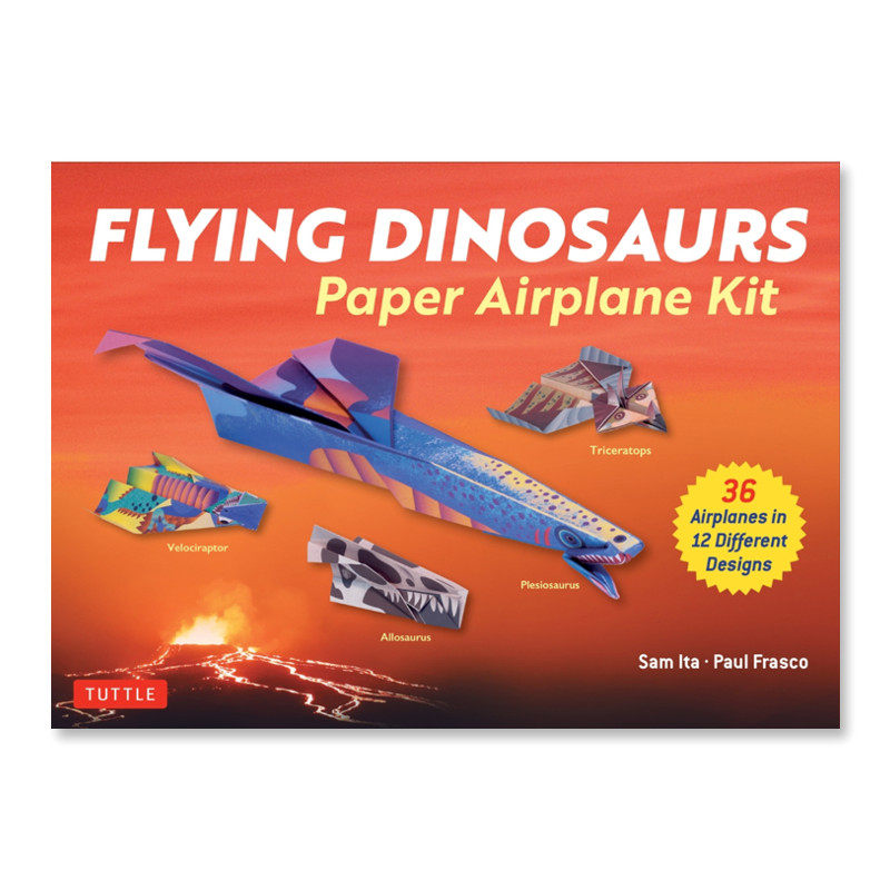 Flying Dinosaurs Paper Airplane Kit