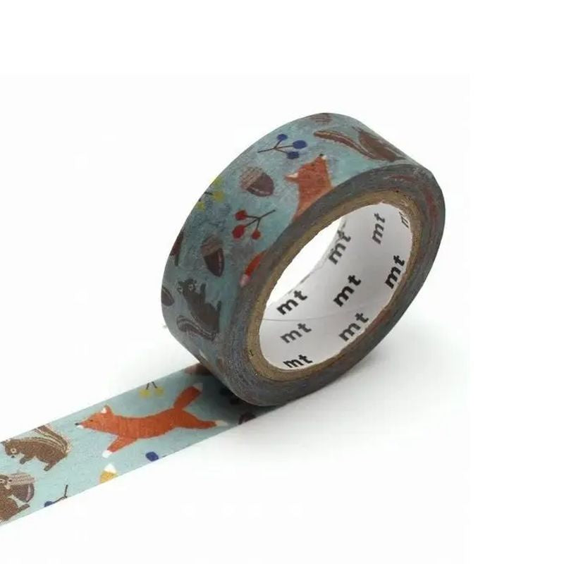 Fox & Squirrel Washi Tape - 15mm