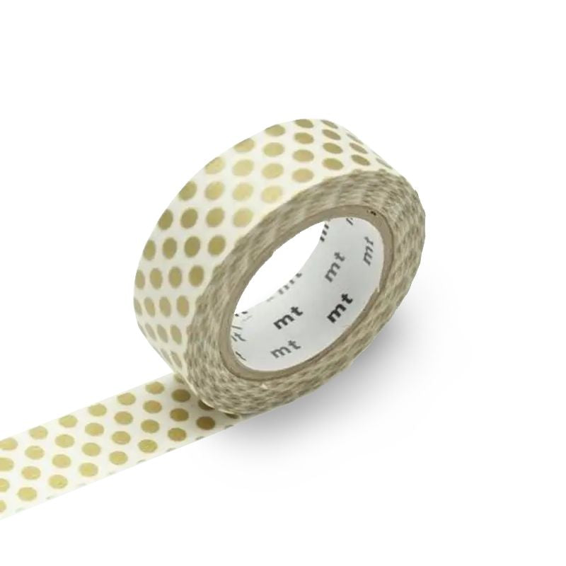Dot Gold Washi Tape - 15mm