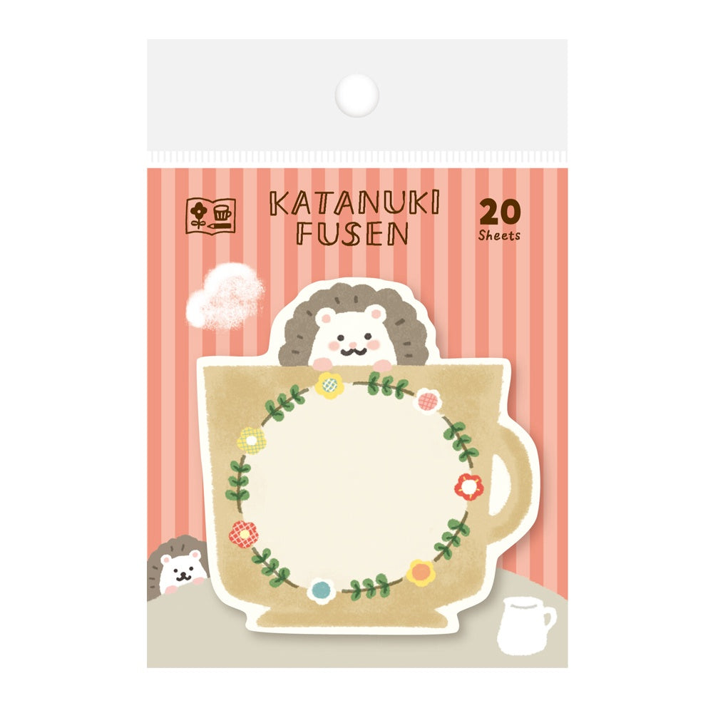 Tea Cup Hedgehog Sticky Notes