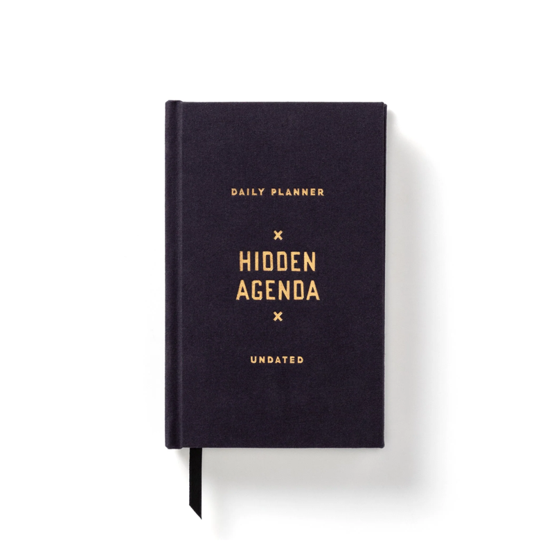 Hidden Agenda Undated Planner