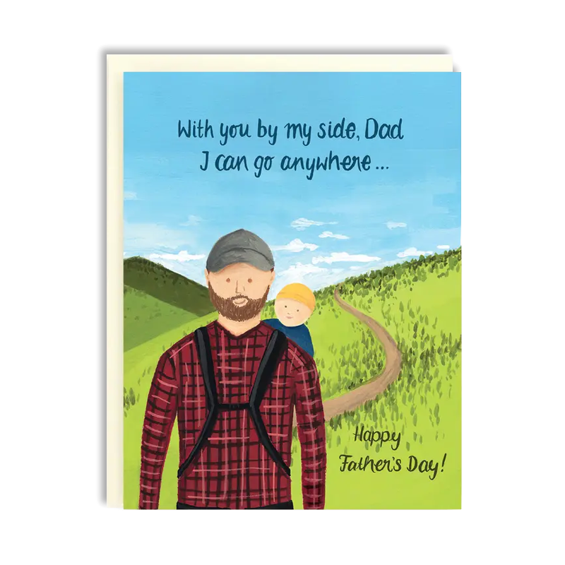 Hiking Dad Single Card