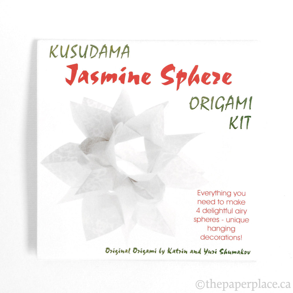 12.5cm/10cm Kusudama Jasmine Sphere Kit