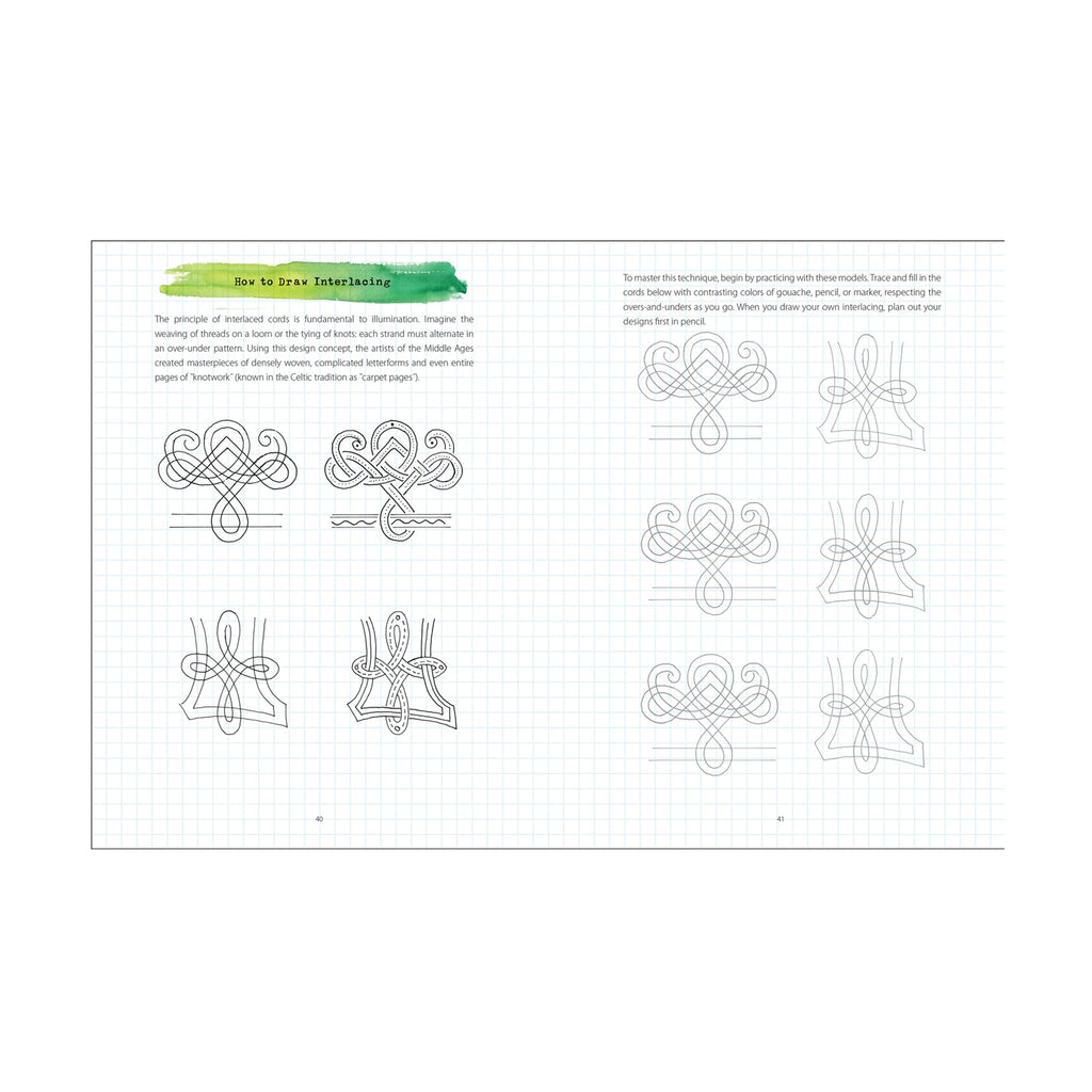 Illuminated Letters Sketchbook