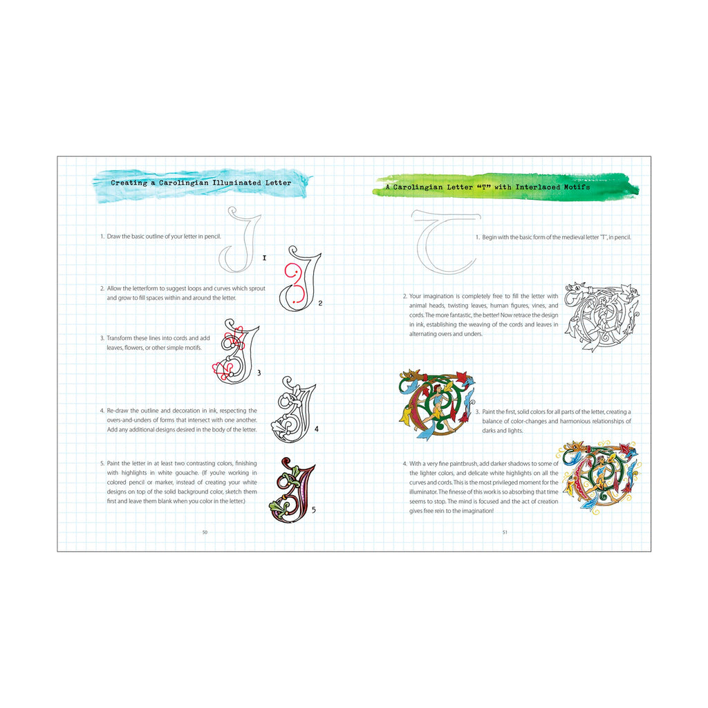 Illuminated Letters Sketchbook