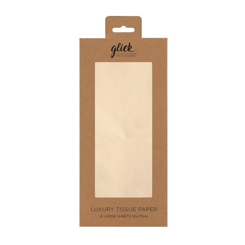 Solid Ivory Tissue Paper Pack