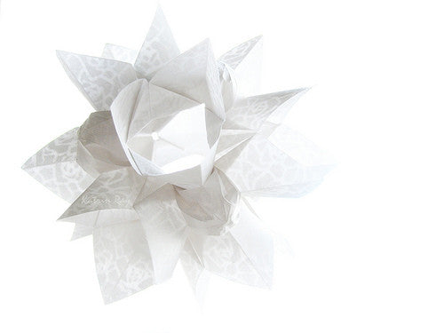 12.5cm/10cm Kusudama Jasmine Sphere Kit