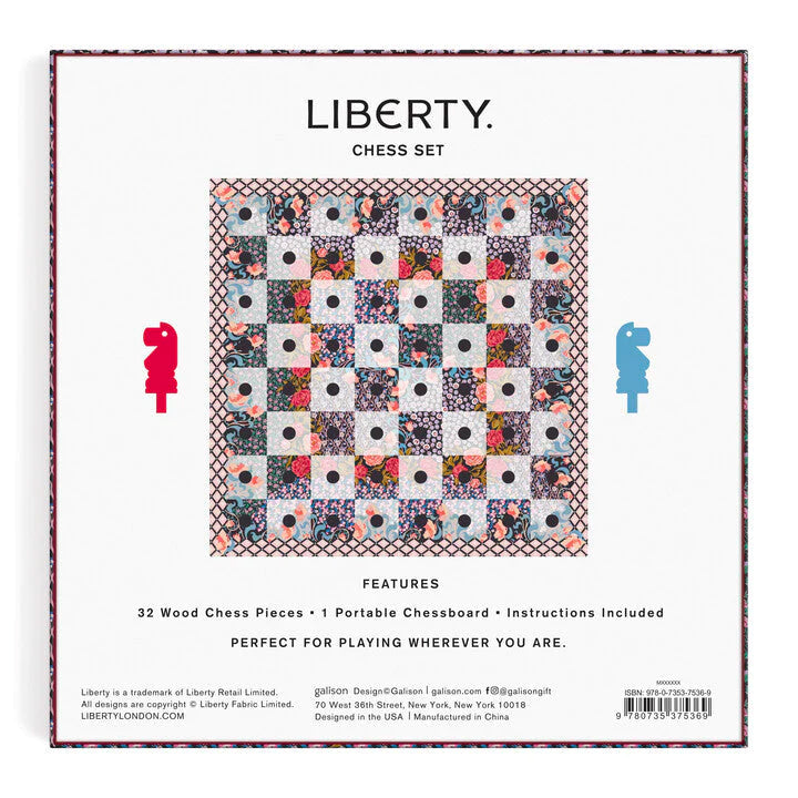 Liberty Anita Peg Chess Board Set