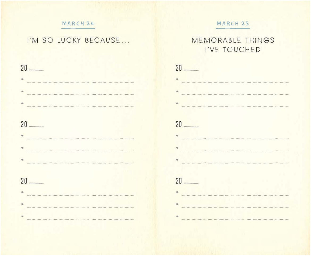 Listography: One List A Day Journal