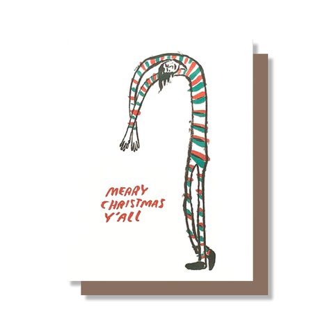 Merry Christmas Y'all Single Card